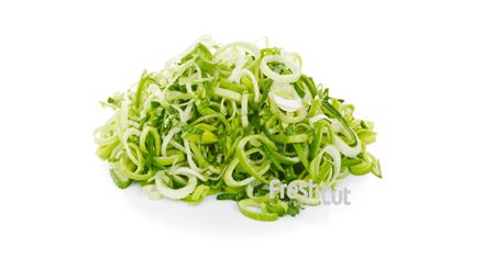 Purreløk kuttet