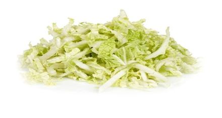 Kinakål kuttet